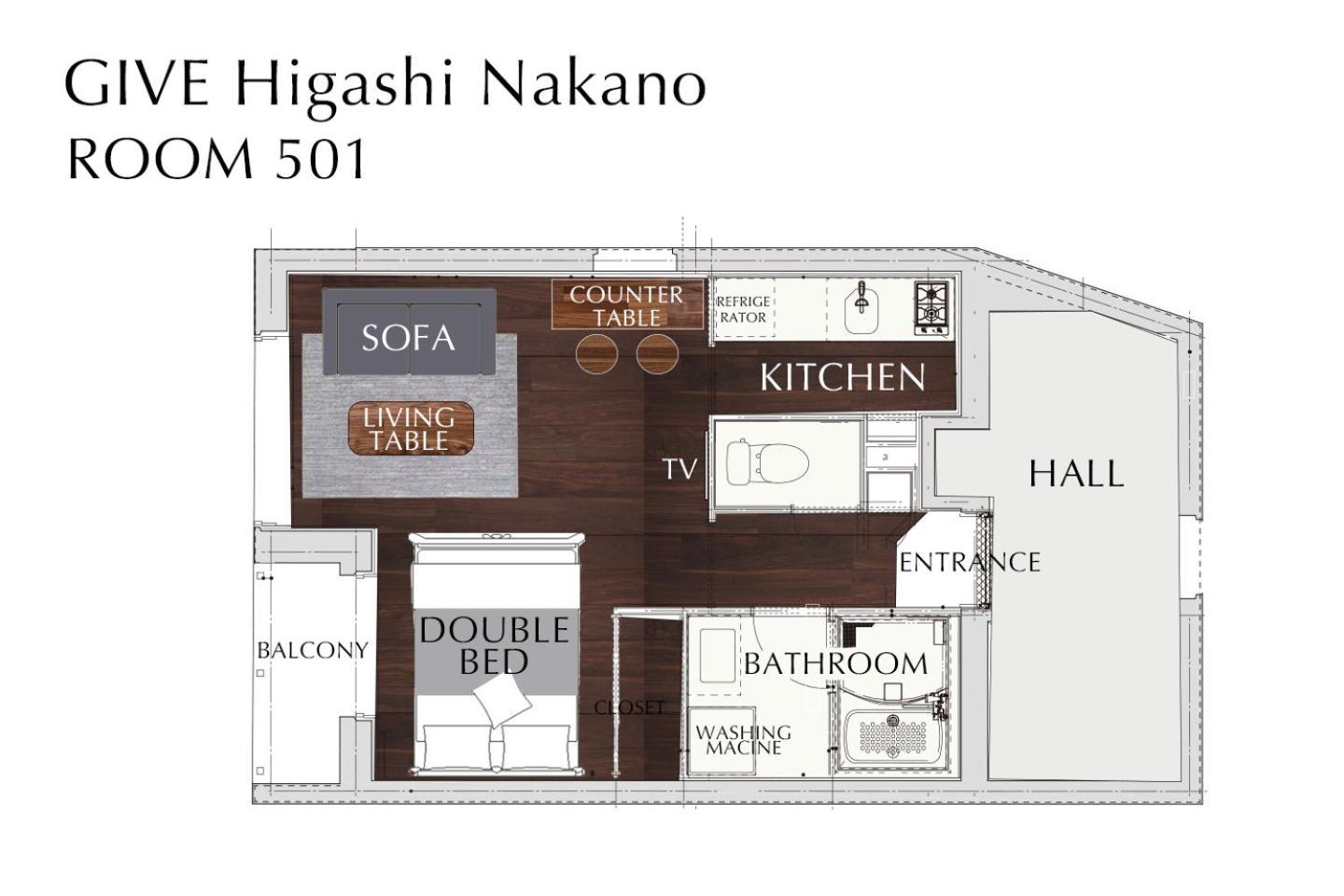 Give Higashi Nakano Prefektura Tokio Exteriér fotografie
